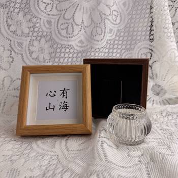 4inch Hollow Oil Painting Frame Ornaments Butterfly Specimen DIY Pegboard Photo Wall Decoration Small Wooden Frame Home Decor