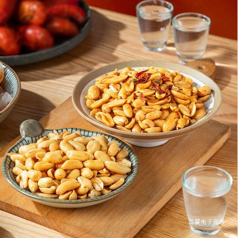 Drinker Peanuts 18g*10 Bags Small Package Classic Spicy Original Nut Snacks Fried Seeds and Nuts Casual Cooked Snacks