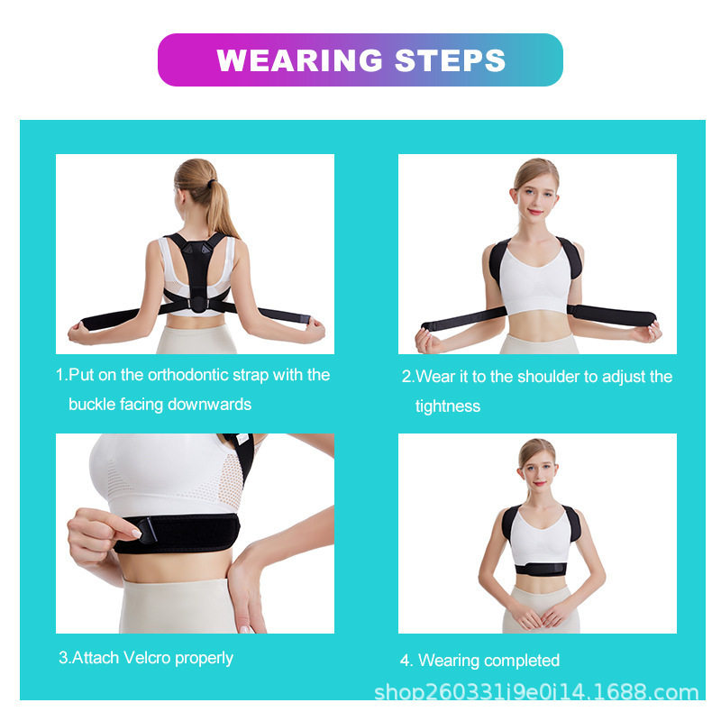 Specially Designed for Cross-Border Use, Posture Corrector Belt for Back Posture Correction, Anti-Hunchback Correction Belt, Chest Straightening, Abdominal Tightening, Slimming Correction and Shaping