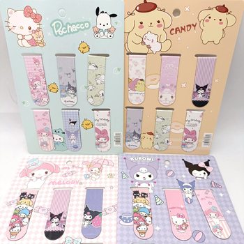 Cartoon Gao Yan Value Sanrio Bookmark Cute Kulomi melody KT Cat Student Book Test Paper Classification Folder