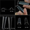 Cross-Border Nail Extensions, European and American Extra-Long Flat-Head Fake Nails, Half-Stick Denim Nails, Trapezoidal Wearable Nails Wholesale