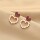 Серебряная игла 925 пробы, корейская версия французских жемчужных сережек с темпераментом, высококачественные серьги с цветами любви, универсальные серьги для женщин оптом mini 5
