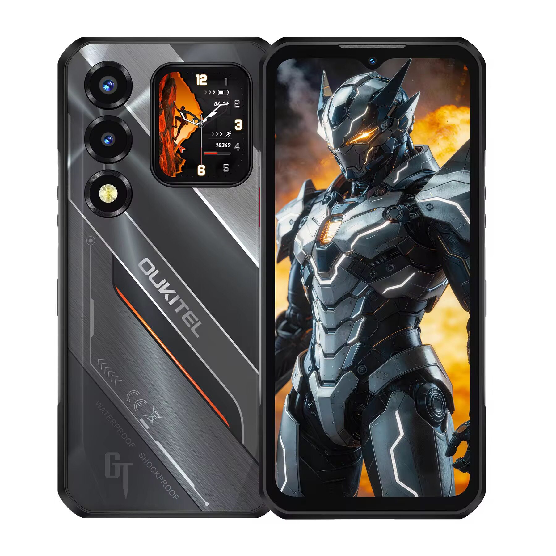 New Ouqi WP66 smart dual-screen three-proof mobile phone ful...