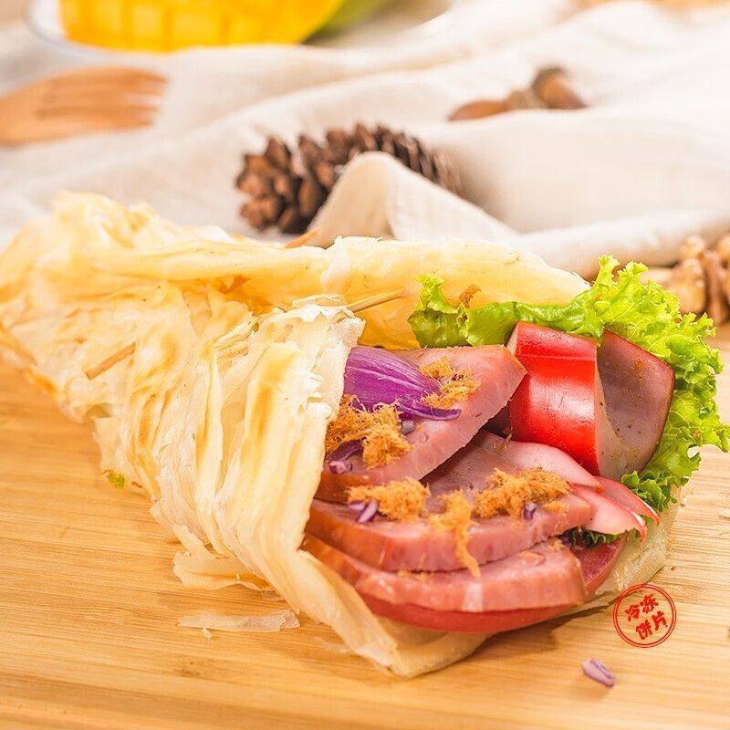 Liangquanqimei Original Hand-Grabbed Pancake, Onion-Flavored Hand-Grabbed Pancake, Breakfast Instant Pancake, Heated Ready-To-Eat Pancake, Whole Box