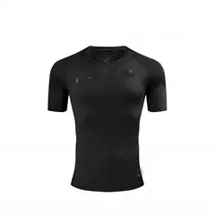 Sports Quick-Drying Breathable Bodysuit Short-Sleeved Vest High-Elastic T-Shirt Running Track and Field Basketball Training Fitness Base