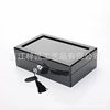 Piano Paint Solid Wood Jewelry Box Wooden Storage Box Earrings Ring Jewelry High-End Jewelry Carbon Fiber Watch Box