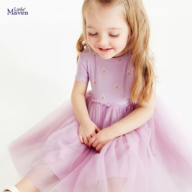 Girls' Skirt, Summer Princess Dress, Cute Breathable Tulle Girls' Dress