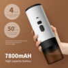Cross-Border New Portable Capsule Coffee Machine Fully Automatic Wireless Heating Small Home Outdoor Portable Coffee Machine