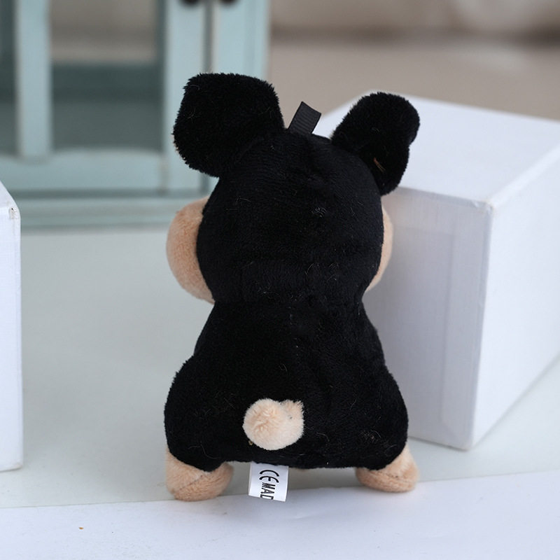 Puppy Animal Cute Bee Dog Doll Pendant Creative Bag Doll Plush Doll Toy Keychain Pendant