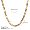 Xl582g3mm figaro chain
