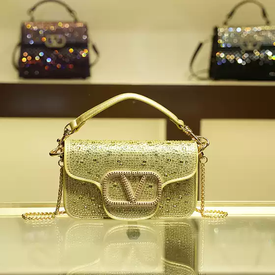 Diamond bag 2023 new diamond-embedded fashion women's bag high-grade portable shoulder crossbody small square bag popular online