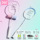 Ракетка для бадминтона с углом наклона 361°, двойная ракетка, высокая эластичность, версия для взрослых студентов колледжа, высококачественный бадминтон для пар mini 12