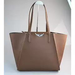Large-Capacity Black Tote Bag New Fashion Women's Zv Bag High-Quality High-End Design Retro Handbag