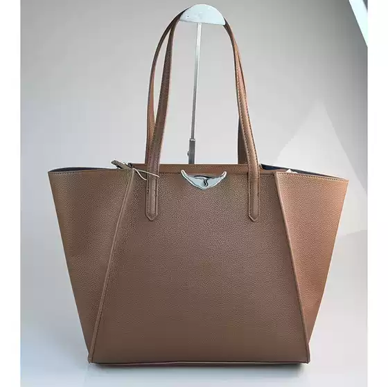 Large-Capacity Black Tote Bag New Fashion Women's Zv Bag High-Quality High-End Design Retro Handbag