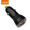Cross-border car charger 60W fast charging dual-port one-to-two mini car charger metal Car charger