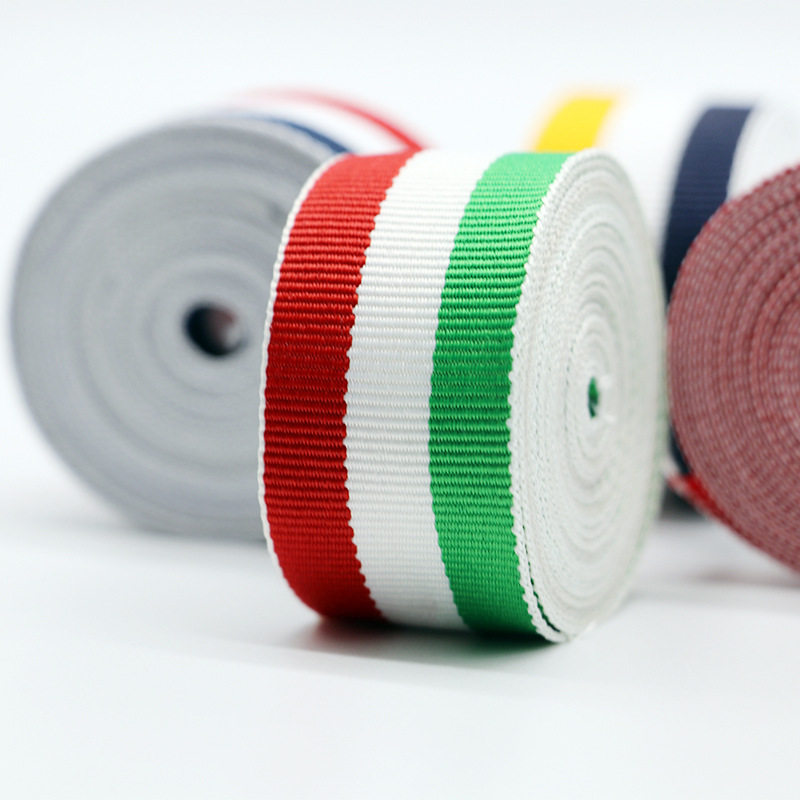 Decorative ribbon Medal with Lanyard 2.5cm Striped Intercolor ribbon Polyester Wrap with Pants ribbon