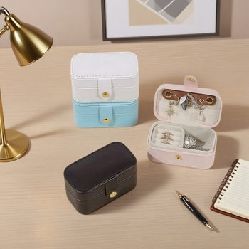 Portable Mini Jewelry Box Jewelry Box Ring Earrings Earrings Jewelry Storage Box Travel Jewelry Storage Box
