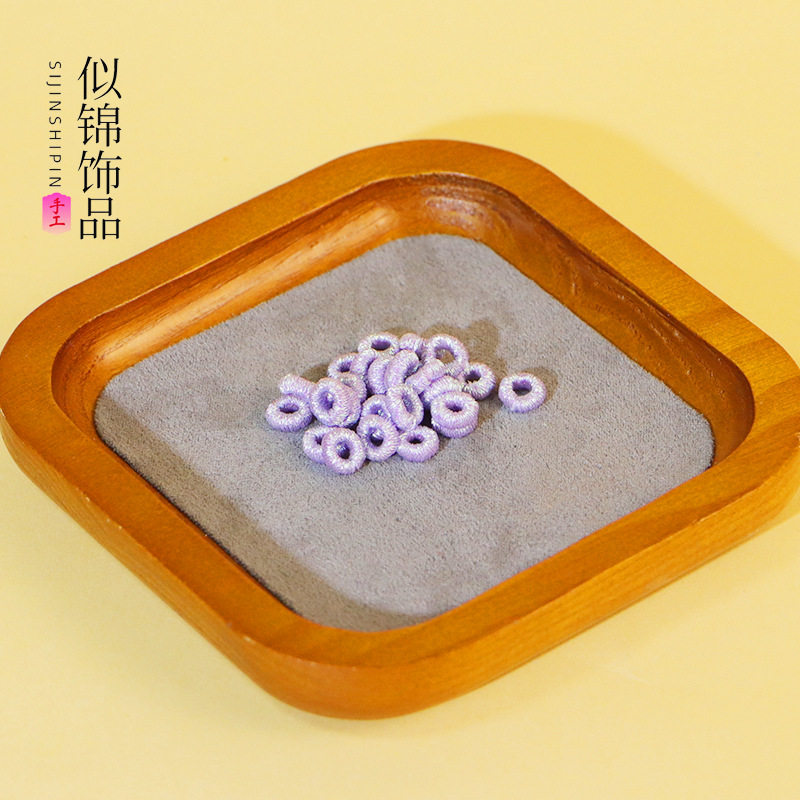 Source manufacturers handmade seamless winding gold and silver magic small coil necklace hand rope accessories beads DIY coil