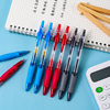 New 1008 push gel pen three-color non-slip bullet pen refill gel pen water pen learning office supplies