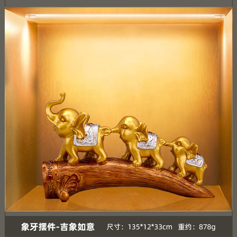 新中式高档酒柜装饰品餐边柜摆件客厅创意家居饰品室内软装装饰