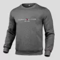 Dark gray crew neck