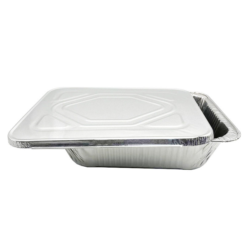 Special Aluminum Foil Box for Air Fryers, Food-Grade Aluminum Foil Box, Microwave-Safe Packaging Box for Barbecue, Takeaway, and Crayfish