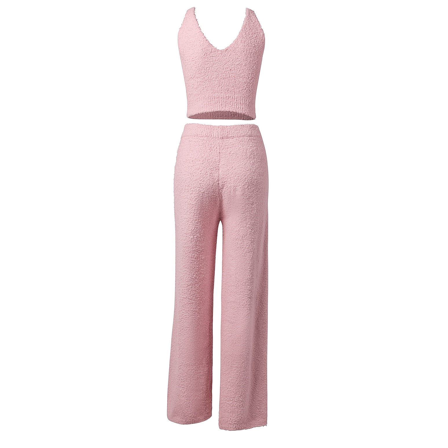 European and American Fashion Knitted suit Cross-border New Sexy Sling Short Top Casual Pants suit Two-piece Set