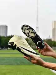 Cross-Border New High-Top Soccer Shoes, Long-Spiked Soccer Shoes, Tf Multi-Studded Training Shoes, Football Predator Men's Model