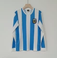 86 argentina home long sleeve jersey