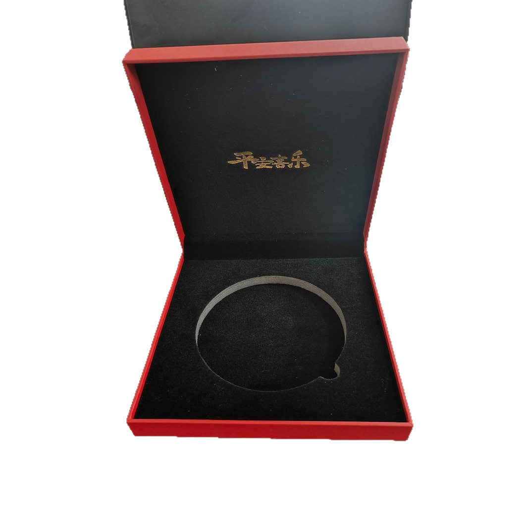 Right-Angle Leather-Filled Paper Gold Cake Box Mother's Day Gift Gold Box Birthday Gift Packaging Box Flip-Top Jewelry Packaging Box