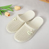Summer Sandals and Slippers Women's Toe Hollow Beach Shoes Cave Shoes Fashionable Sweet and Comfortable Flat Breathable Slippers
