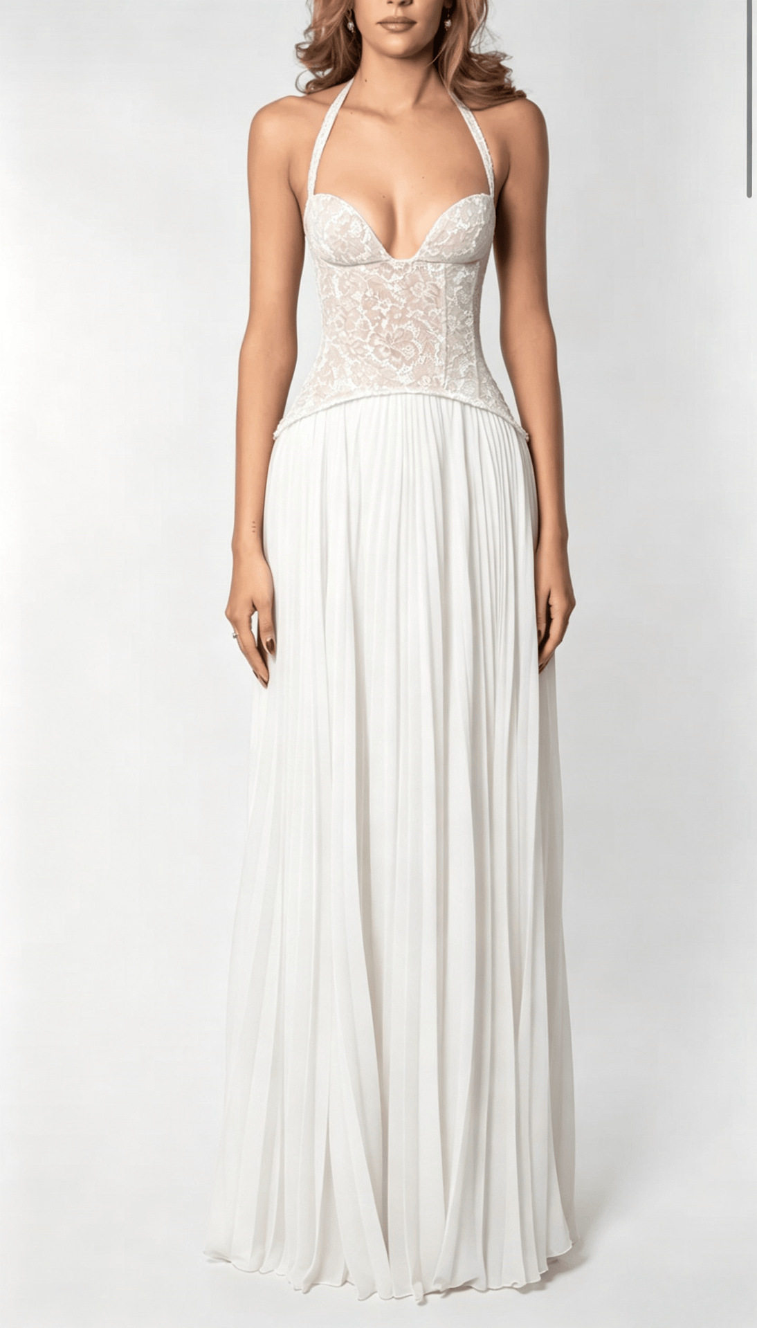 Womens Sexy Halter Backless Dress Low Neckline Ruched Waist Adjustable Straps Perfect for Parties and Summer Events