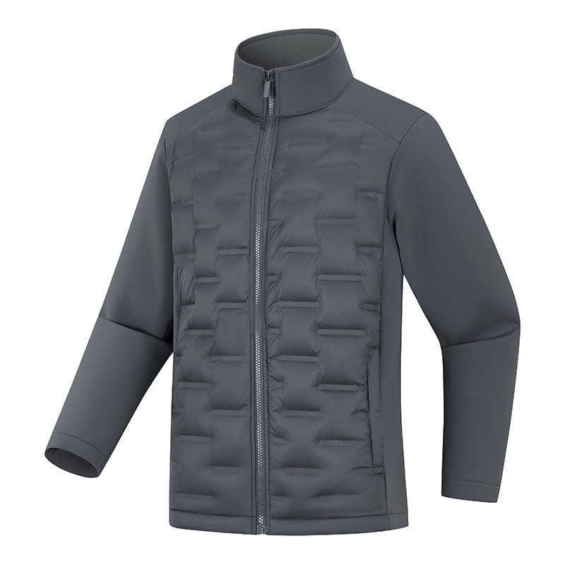 Down Jackets for Men and Women, Windproof and Waterproof Stand-Up Collar Jackets, Cross-Border Wholesale of Unisex Jackets