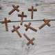 Manufacturers supply crafts wooden cross 4*3 wooden cross solid wood pendant in stock wholesale