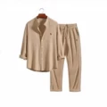 Long sleeve trousers khaki