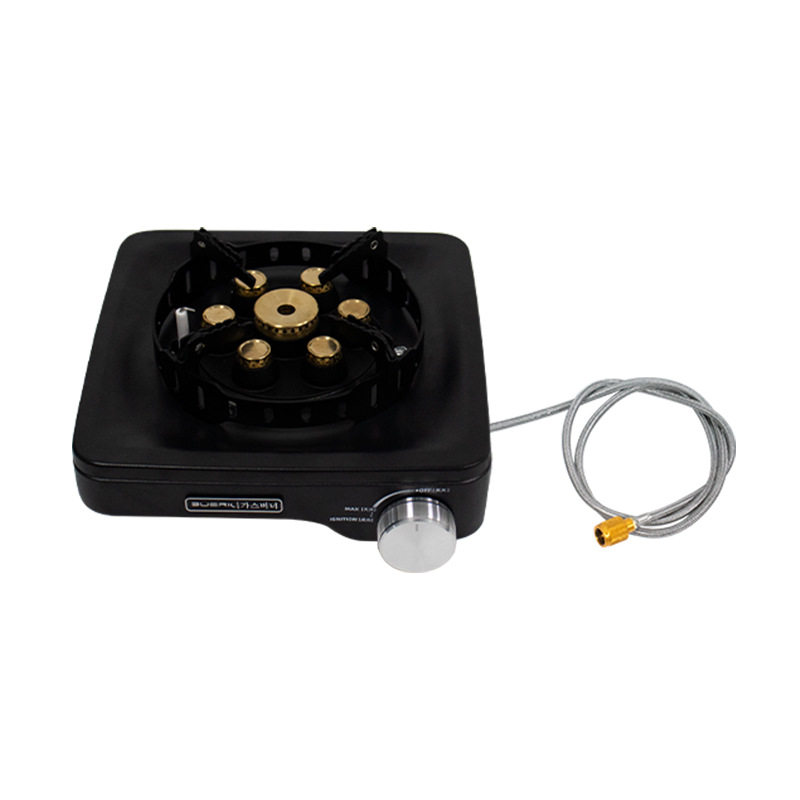 Boobic Outdoor 8000W Portable Stove with Voltage Stabilization, Seven-Burner High Power Stove for Tea Brewing and Camping