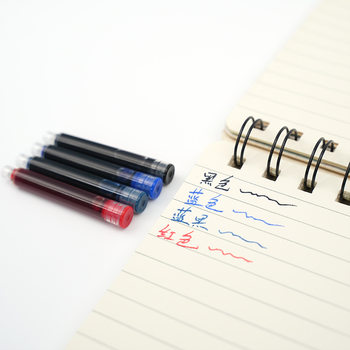 2.6Mm-3.4Mm Pen Universal Ink Bag Replaceable Ink Bag Black Red Blue Blue Black 10 Pieces in Box