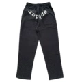 Pants-961 black-full diamond style