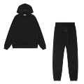 Flocked set - black