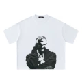 White regular loose version short sleeves 260g