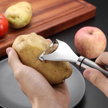 304 Stainless Steel Peeler Fruit Peeler Multifunctional Melon Planer Kitchen Gadgets in stock Wholesale Peeler