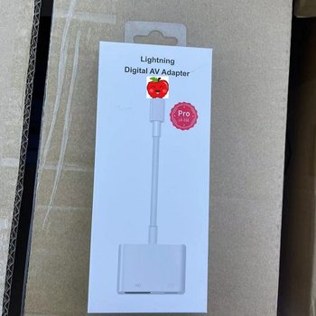 Suitable for Apple to hdmi hd line lightnig to hdmi without power supply without trust one to one