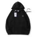 Black pullover with red trim