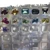 In Stock Storage Box Jewelry Packaging Box Nail Art Rhinestone Storage Box Gem Push-Pull Box Swarovski Transparent Jewelry Box