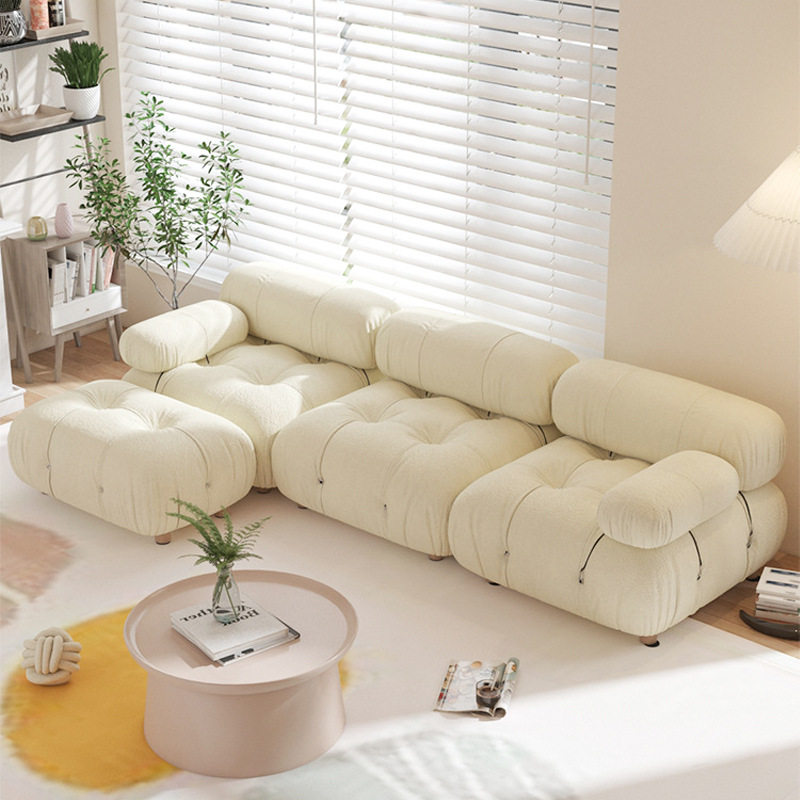 豆腐块懒人沙发客厅组合小户型家具方块模块奶油ins榻榻米小户型