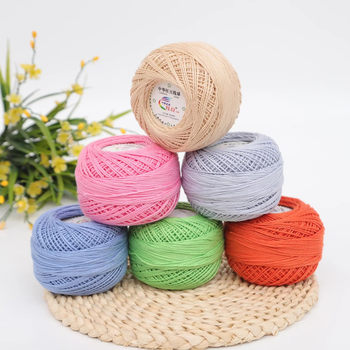 3 # Lace Thread/Crochet Thread/Crochet Yarn/Imported Quality Summer Lace Thread No. 3 Cotton Baby Yarn for Knitting