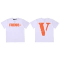 White clothes with orange characters