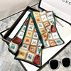 High-End Retro Orange French Ribbon Headband Silk Scarf Women's Small Long Silk Scarf Wholesale Professional Scarf Scarf