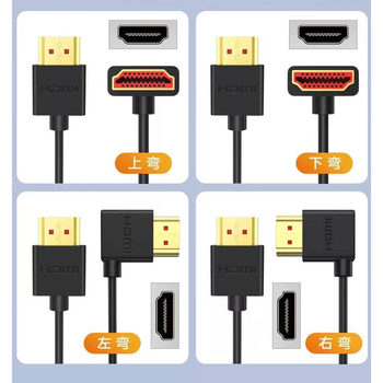 HDMI elbow hdmi line HDMI90 degree right angle elbow HDMI line straight to elbow HDMI male to male HD