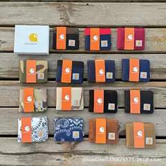 A generation of new waist flower corduroy Oxford cloth short wallet unisex wallet
